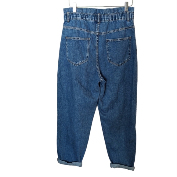 Zara Paper bag Mom Jean High Waist - Picture 4 of 8